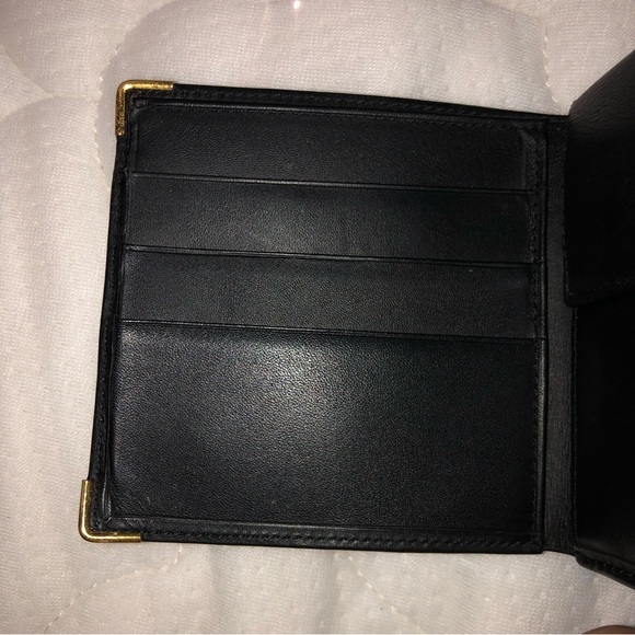Dunhill Men's Bifold Long Bill Wallet Black Leather - Picture 5 of 12